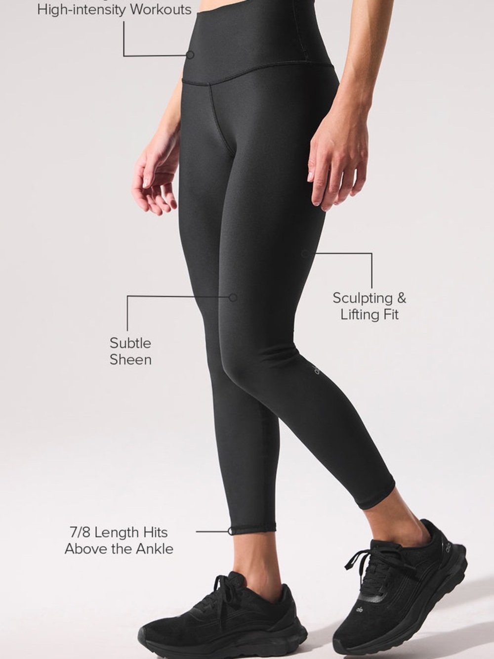 Alo Yoga 7/8 High-Waist Airlift Legging | Black